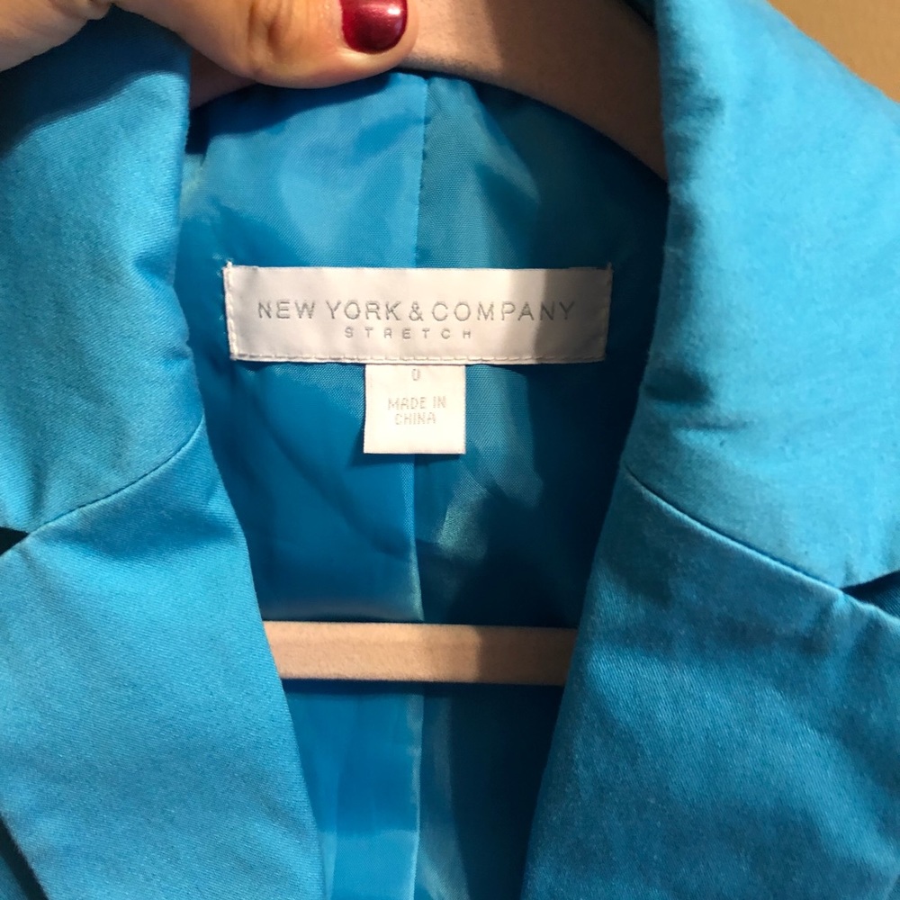 New York and company blue blazer